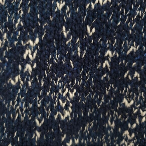 Goodthreads Chunky Cable Knit Cardigan Sweater 3-Button Navy Blue Preppy NWT - Picture 8 of 12